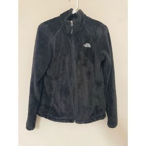 North face medium black osito full zip acket
